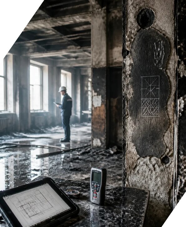 Обследование зданий после пожара в Киржаче от 15465 р. | ЭкспертизаРоссия