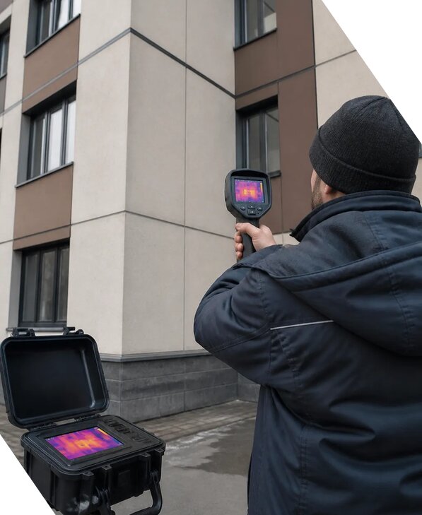 Тепловизионное обследование зданий и сооружений в Киржаче
